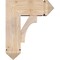 Ekena Millwork Westlake Arts and Crafts Smooth Bracket w/ Offset Brace, Douglas Fir, 7 1/2"W x 18"D x 22"H BKT0806X18X22WTL03SDF - alternate 4